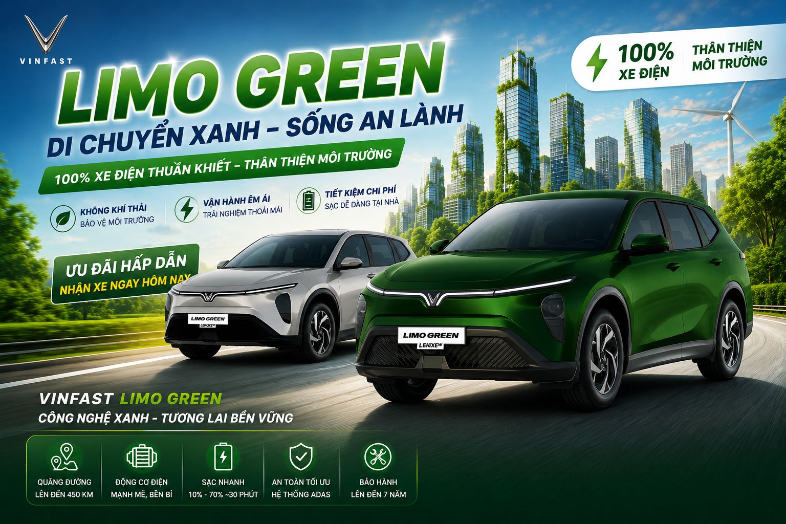 VinFast Limo Green